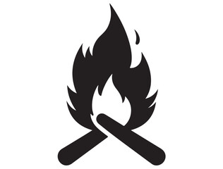 CAMPFIRE SILHOUETTE