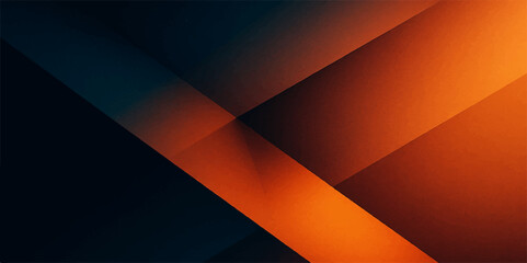 High contrast abstract background with orange and navy intersecting diagonal shapes and glow

