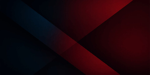 Black and deep red modern abstract background with intersecting diagonal shapes and faded shadows

