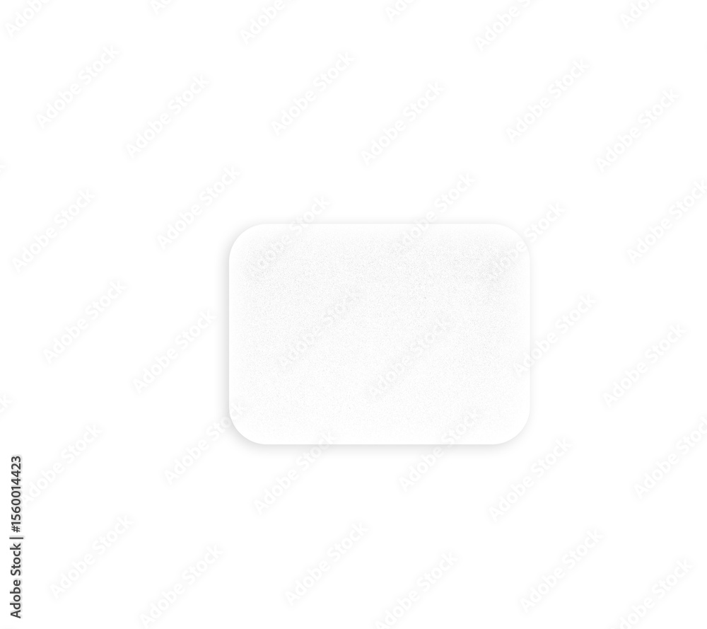 Aufkleber Transparent glassmorphism card with transparent glass frame PNG. Realistic Frosted glass morphism effect with blurred abstract gradient rectangle shape.