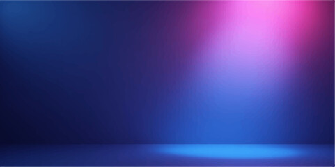 Abstract blue background with a glowing spotlight and dynamic light patterns, perfect for modern digital art and motion graphics