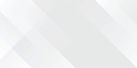 White abstract background with line pattern, banner design. Vector