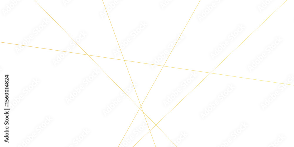 Poster seamless random geometric golden square lines pattern on a transparent background. realistic line ge