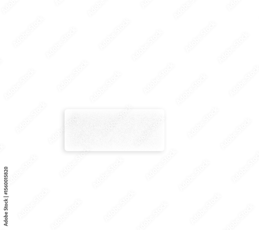 Poster abstract geometric shape square frosted glass on white gradient rectangle isolated on transparent ba
