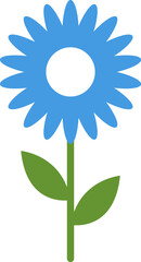 flower icon set vector illustrations