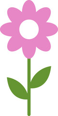 flower icon set vector illustrations