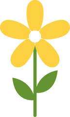flower icon set vector illustrations