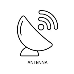 Icon a antenna, isolated against a clean background.
