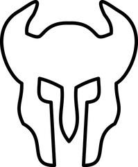 Spartan Helmet Outline