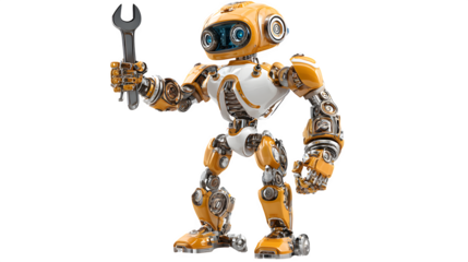 blue screen robot cyborg soldier