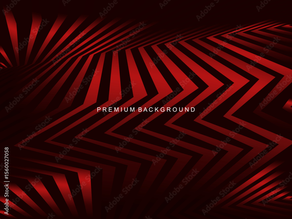 Poster Modern abstract background with gradient red lines that creates a dynamic visual effect and is suitable for a variety of luxury digital designs.