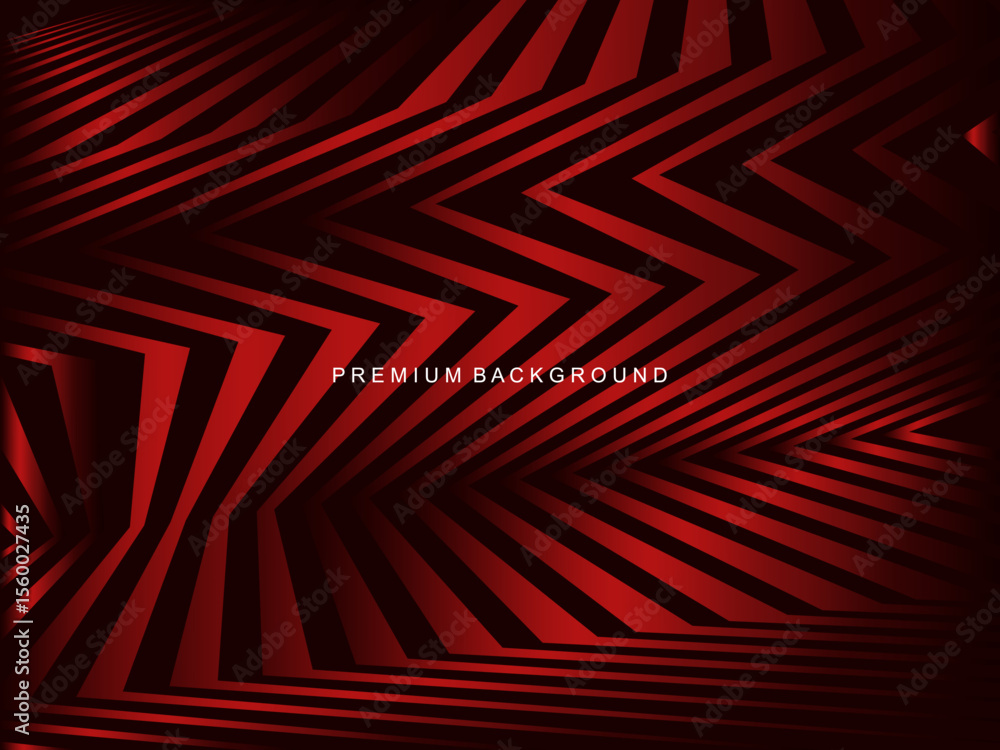 Poster Modern abstract background with gradient red lines that creates a dynamic visual effect and is suitable for a variety of luxury digital designs.