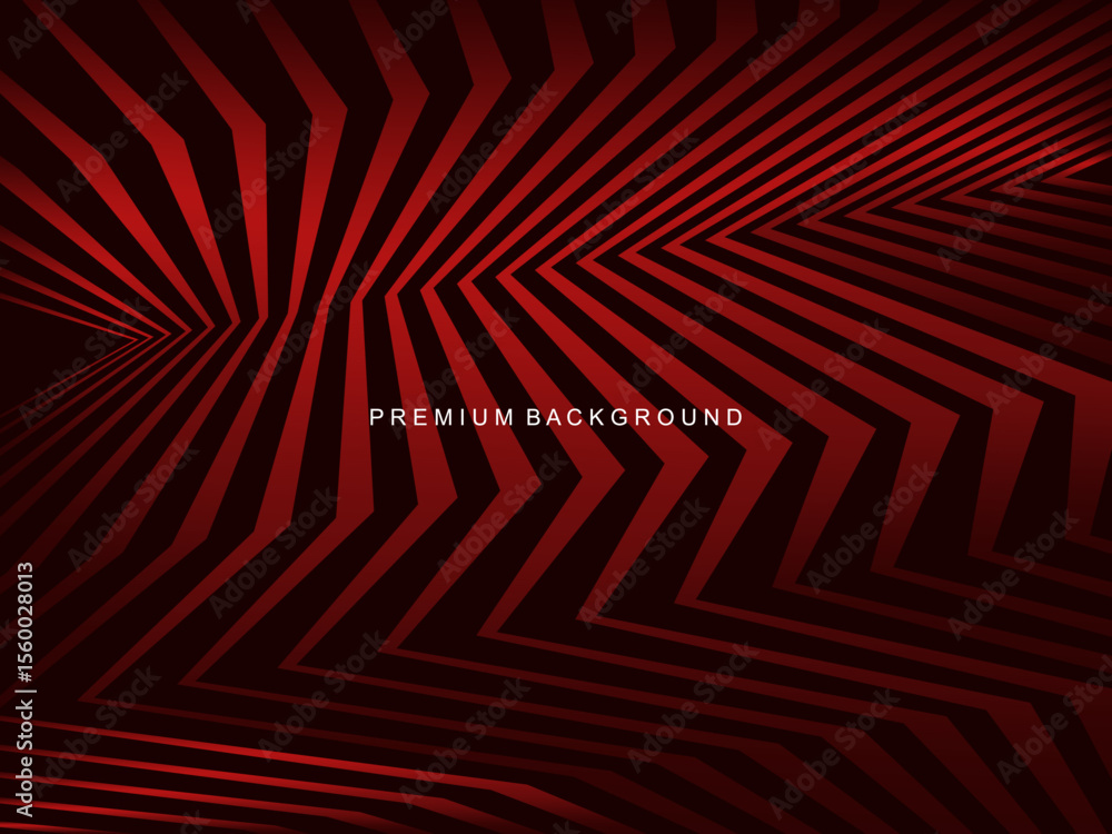 Poster Modern abstract background with gradient red lines that creates a dynamic visual effect and is suitable for a variety of luxury digital designs.