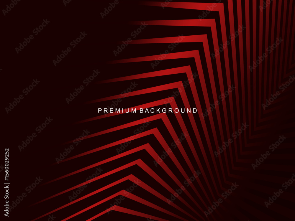 Poster Modern abstract background with gradient red lines that creates a dynamic visual effect and is suitable for a variety of luxury digital designs.