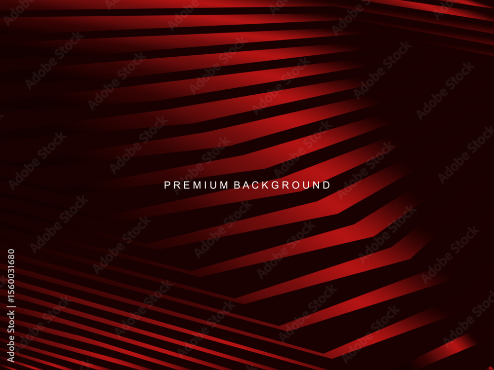Poster Modern abstract background with gradient red lines that creates a dynamic visual effect and is suitable for a variety of luxury digital designs.