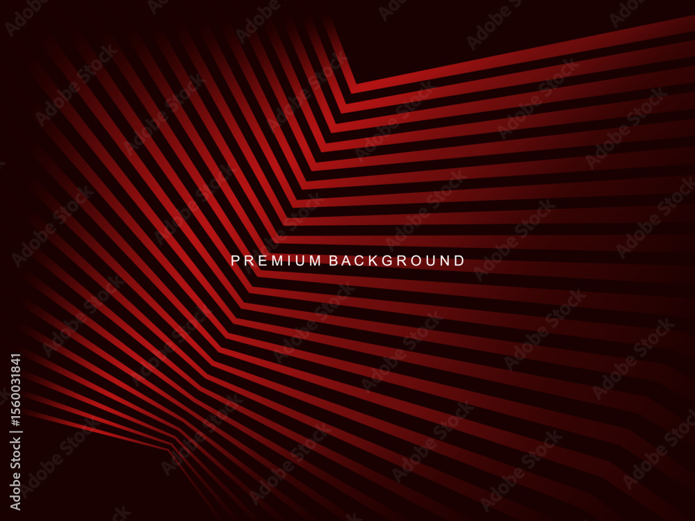 Poster Modern abstract background with gradient red lines that creates a dynamic visual effect and is suitable for a variety of luxury digital designs.