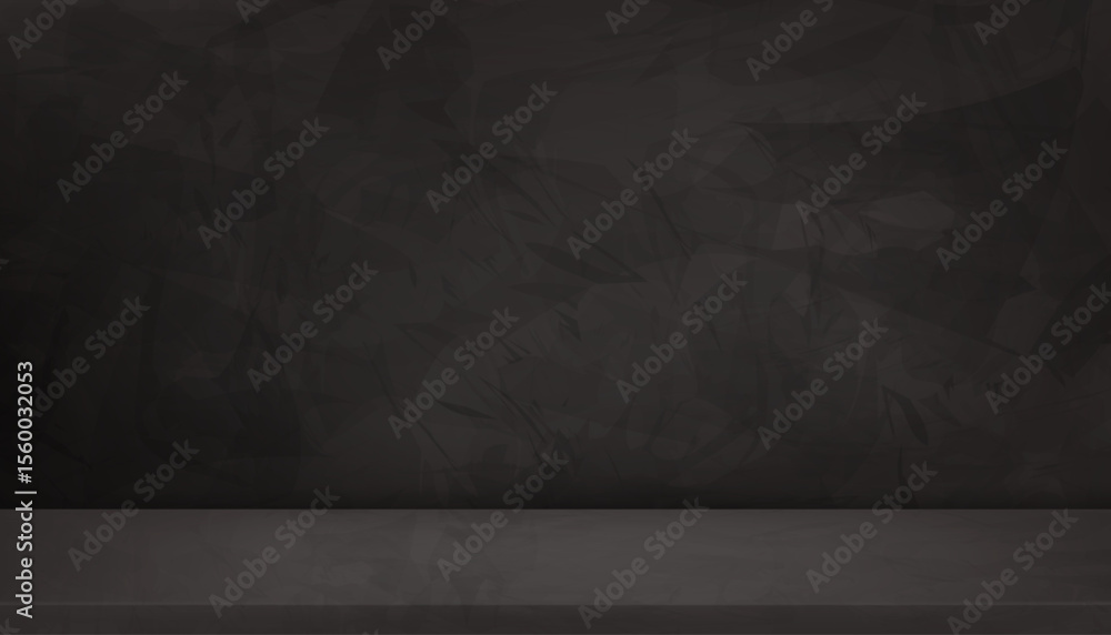 Poster autumn background brown wall concrete texture with light,shadow on 3d podium stand display in studio