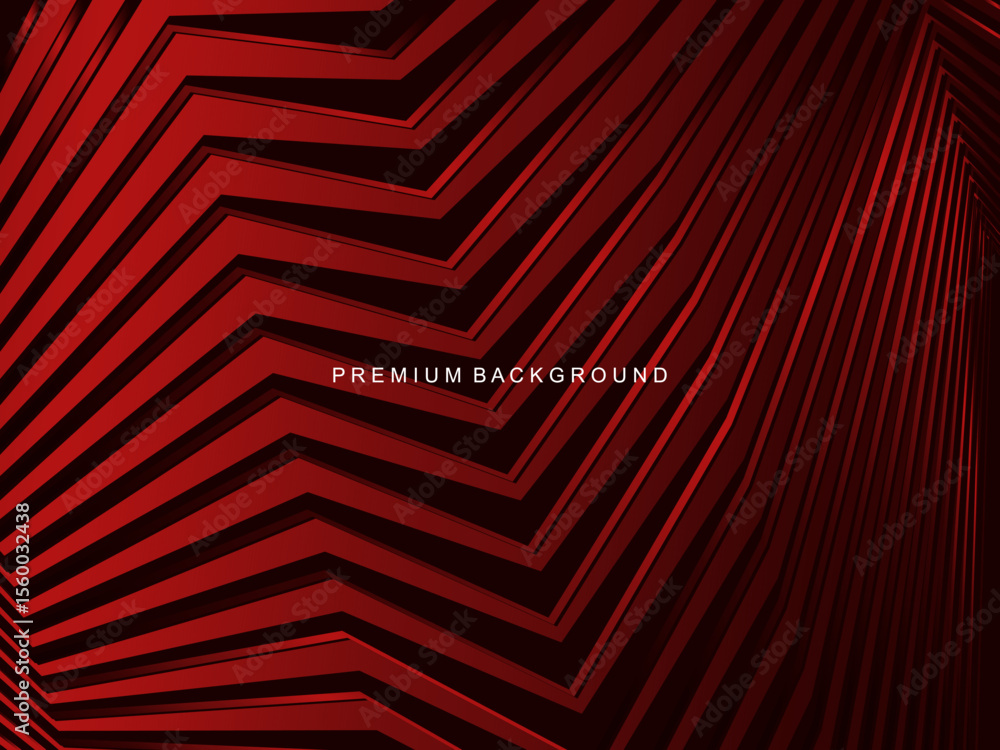 Poster Modern abstract background with gradient red lines that creates a dynamic visual effect and is suitable for a variety of luxury digital designs.