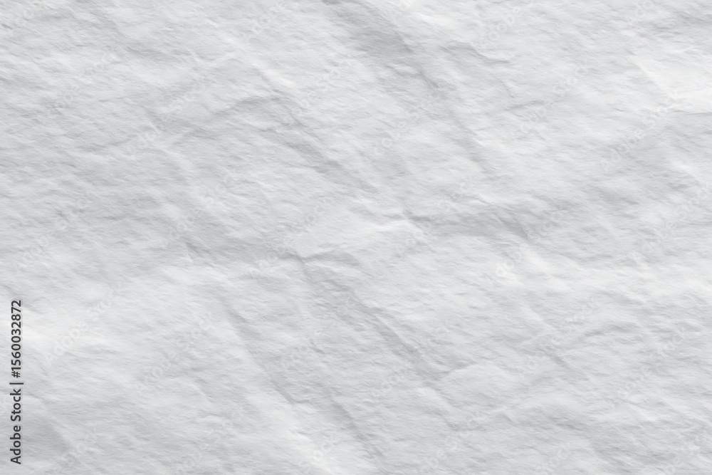 Poster textured white paper with subtle wrinkles and shadows creating a soft background
