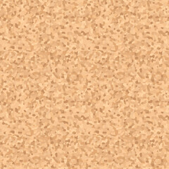 Cork board texture. Seamless pattern vector illustration