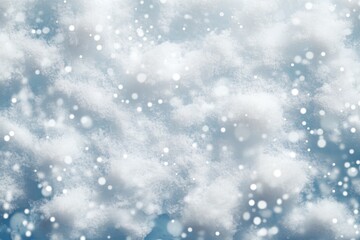 Fototapeta premium snow on the transparent backgrounds, A collection of snowflakes on a clear background, evoking a peaceful winter scene