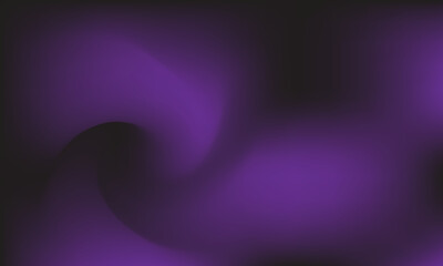 Abstract swirling gradient background with deep purple and black colors