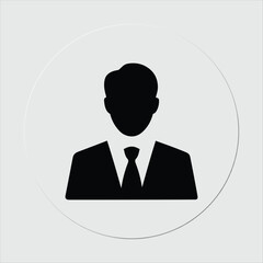 Suit - Minimalist and Vector illustration, 
