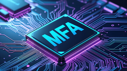 Multi-Factor Authentication (MFA) Icons Representing Enhanced Data Security and Access Protection

