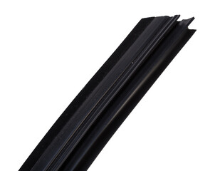 A black rubber sealant to seal the door windows of the car, preventing heat loss in the interior...
