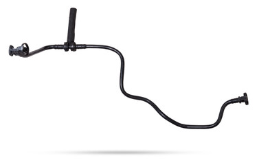 A plastic pipe is part of the vehicle’s brake system, which supplies brake fluid under pressure to the service brake cylinders or calipers on wheels. Spare parts for sale in auto service.