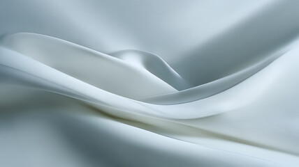 Soft white wave shadows drifting—an abstract gradient background evoking tranquility and lightness