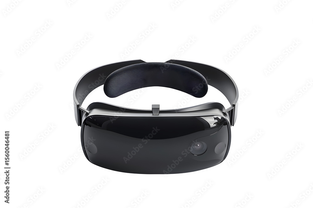 Poster fpv drone goggles headset textured surface detail and seamless backdrop and high‑key lighting. perfe