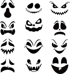 halloween pumkin emotions
