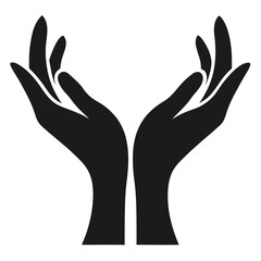 Obraz premium Protective Hands A Symbol of Care, Support, and Healing