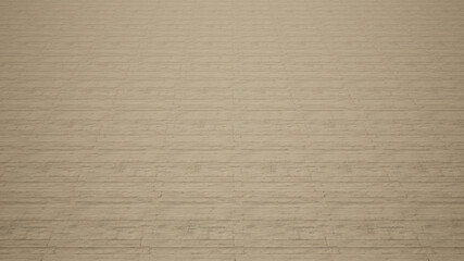 Concept or conceptual solid beige background of poured concrete texture floor as a modern pattern layout. A 3d illustration metaphor for construction, architecture, urban and interior design