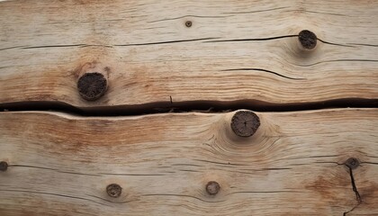 Obraz premium Close up of weathered wood texture background with knots and cracks for design and decoration use
