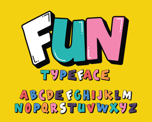 fun cute graffiti font typeface, graffiti alphabet, graffiti font, street font, bubble font , doddle font, cute font