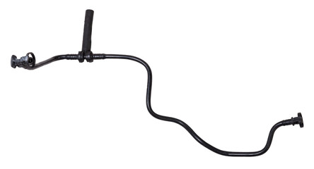 A plastic pipe is part of the vehicle’s brake system, which supplies brake fluid under pressure to the service brake cylinders or calipers on wheels. Spare parts for sale in auto service.