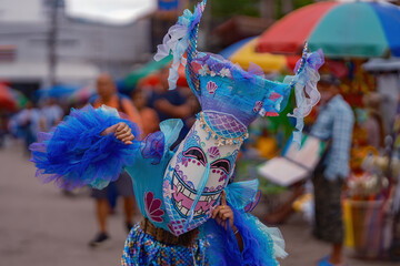Phi Ta Khon : Thailand Northeast Culture Mask Ghost Festival.