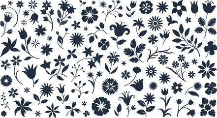 seamless floral pattern with flowers
