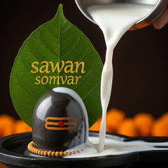 Sawan Somvar: Milk Pouring on Shivling