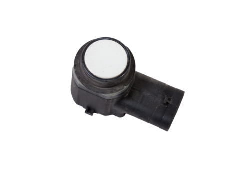 A parking sensor for installation on the bumper of a car contributing to safe parking in dense city traffic. Spare parts and accessories catalog.