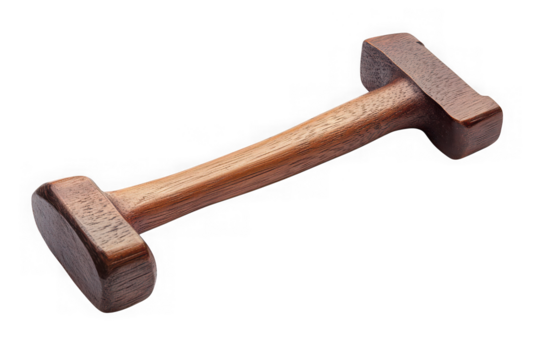 Wooden mallet hammer tool carpentry woodworking construction equipment brown isolated image stock photography isolated on transparent background