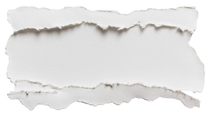 Fototapeta premium Torn paper isolated on white background