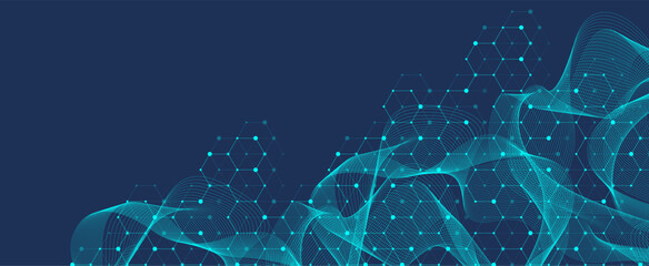 Abstract digital blockchain cube blocks concept. 3D big data cubes quantum computer technology idea. Artificial intelligence data core cubes design element