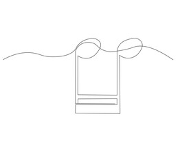 continuous single line drawing of scales, white background,abstract sheet music line art vector illustration