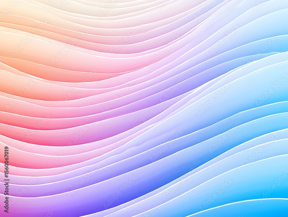 Poster abstract pastel waves background for graphic design and digital art projects high resolution image