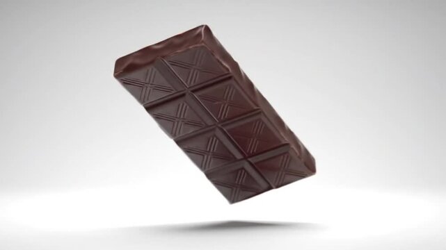 Dark Chocolate Bar, Sweet Treat, Delicious, Rich, Indulgent, Smooth, Cocoa, Brown, Dessert, Confecti