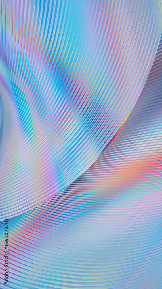 Poster abstract retro neon background. vintage rainbow abstract background. 3d rendering illustration not a