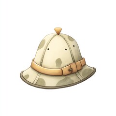 Fototapeta premium Safari Hat Illustration